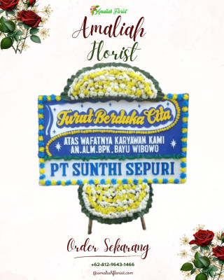 Papan Bunga Duka di Ubalihi