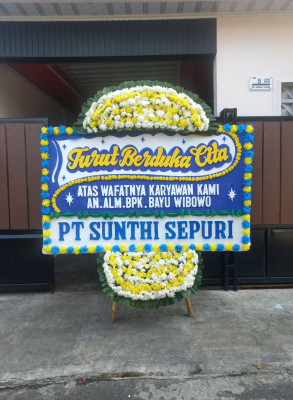 Papan Bunga Duka di Ubalihi